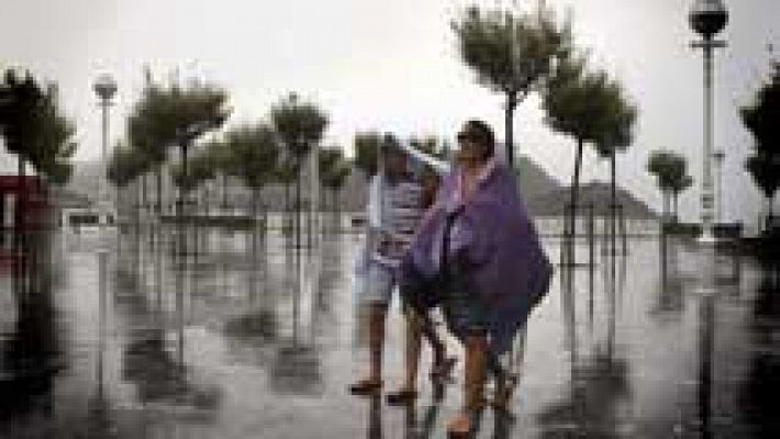 Lluvias fuertes en zonas del norte y despejado en el resto