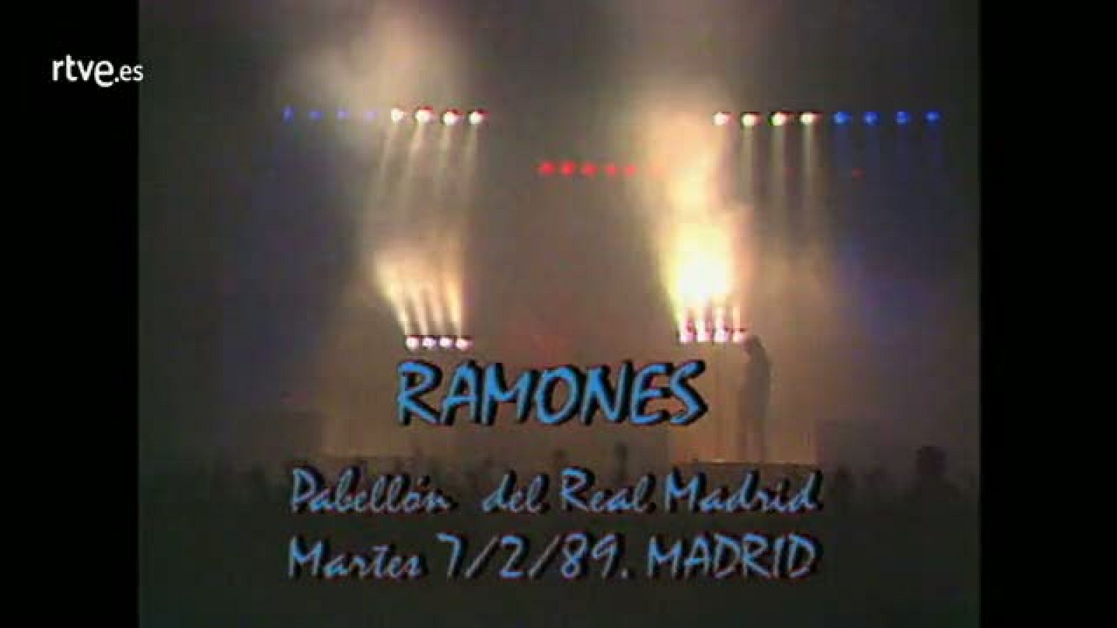 Concierto de Ramones en Madrid 1989 (Rockopop)
