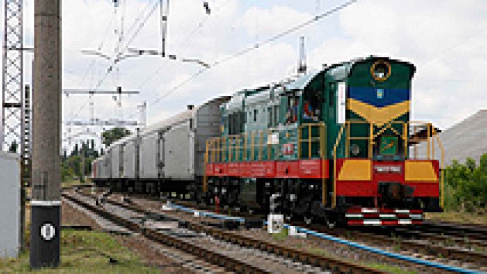 Informativo 24h - El tren refrigerado con los cuerpos de las víctimas del avión llega a Járkov