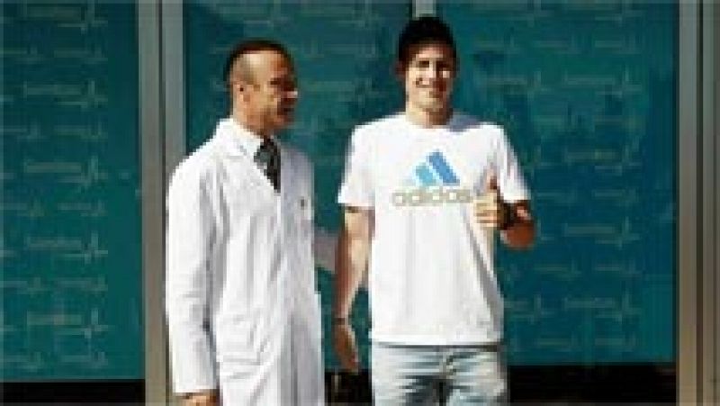 Revisión médica para James, previa al fichaje con el Real Madrid 