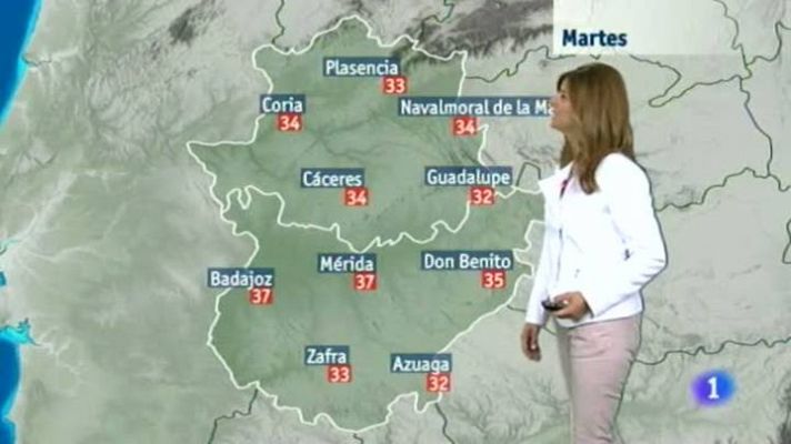 El Tiempo en Extremadura - 22/07/2014