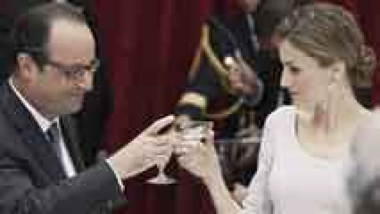 Telediario 1: Primera visita oficial de Felipe VI y doña Letizia a Francia | RTVE Play