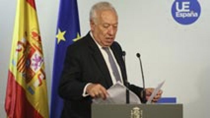 Margallo, por una conferencia internacional de paz para Gaza