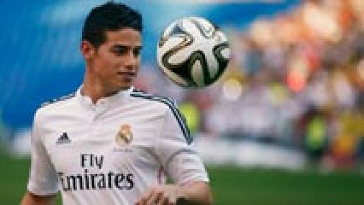 James ya luce la camiseta del Real Madrid