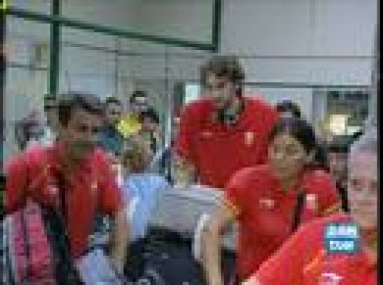  - Aterrizan los olímpicos españoles