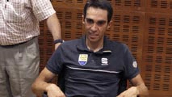 Contador, adiós a la Vuelta