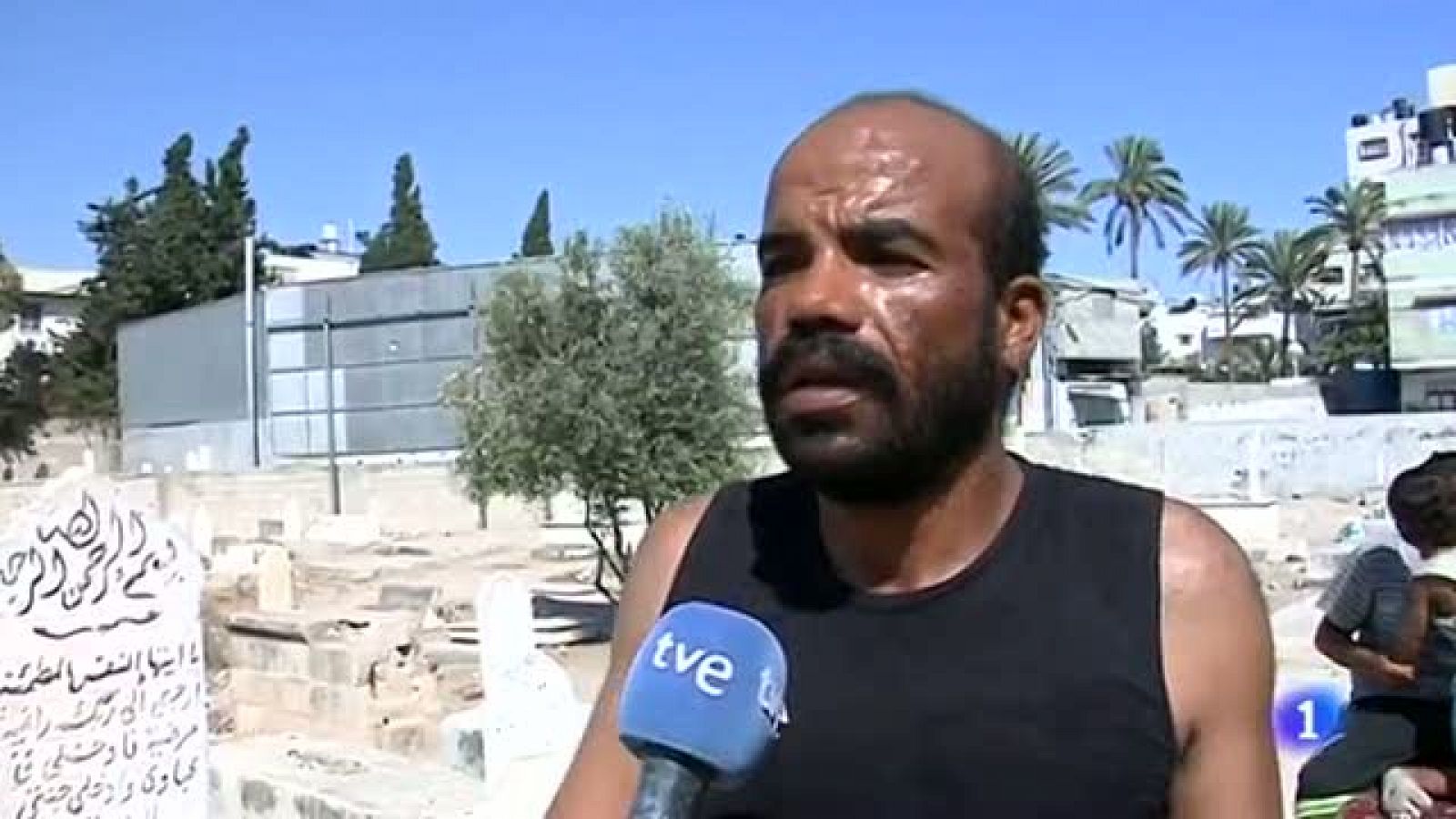 Telediario 1: Vivir entre tumbas, otra forma de sobrevivir en Gaza | RTVE Play