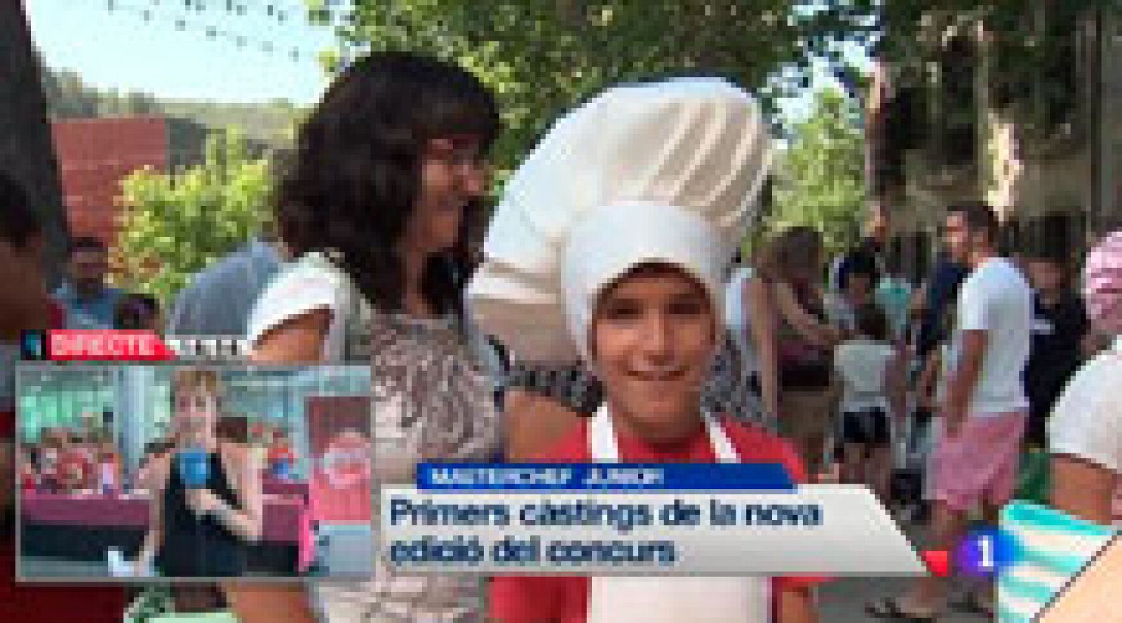 L'Informatiu: Primers càstings del 2n MasterCheff Junior a Sant Fruitós de Bages | RTVE Play