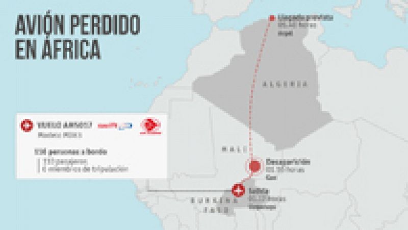 Pendientes del paradero de un avión de la compañía española Swiftair que ha desaparecido en el norte de Mali