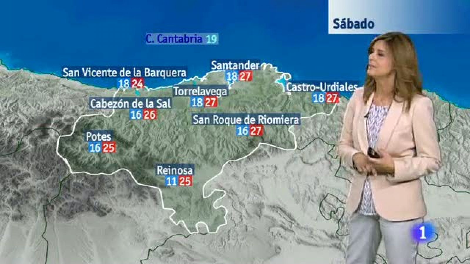 El tiempo en Cantabria - 25/07/14