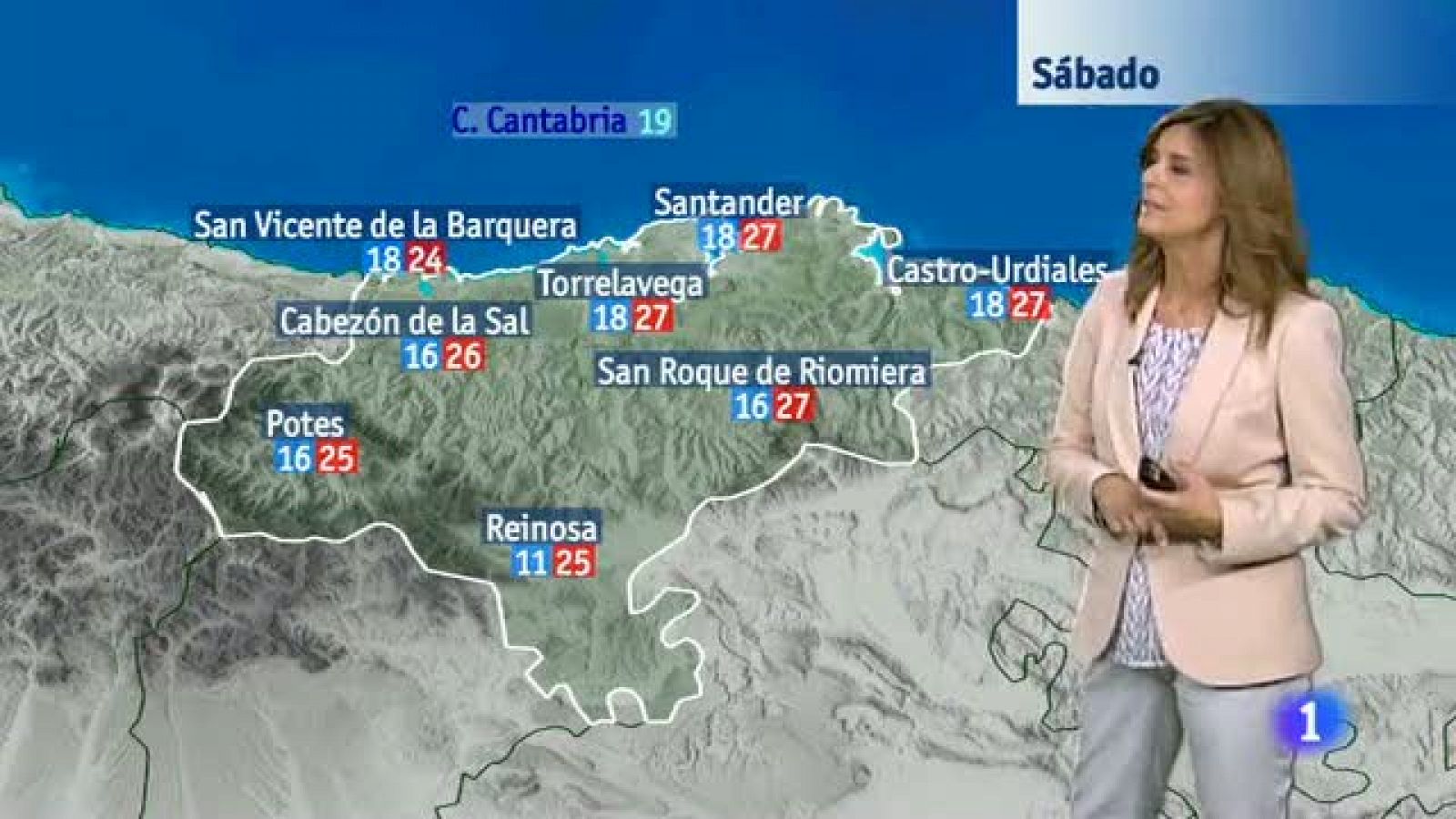 TeleCantabria: El tiempo en Cantabria - 25/07/14 | RTVE Play