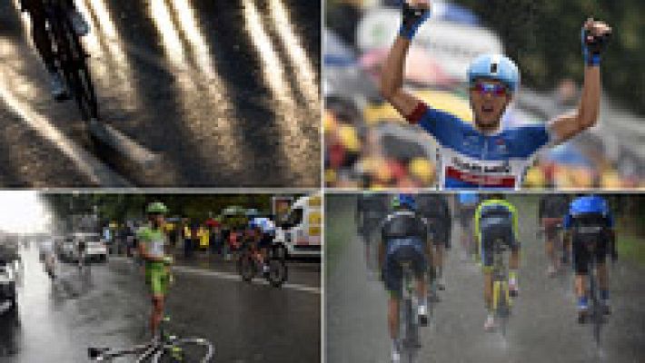 Telediario 1 - Navardauskas da una etapa al Garmin