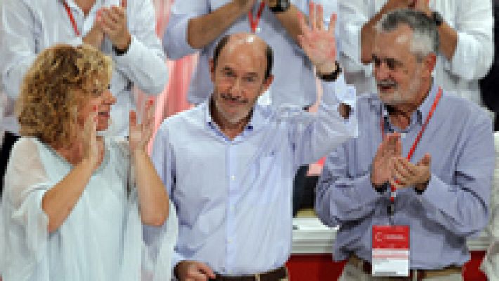 Último acto de Rubalcaba como secretario general del PSOE