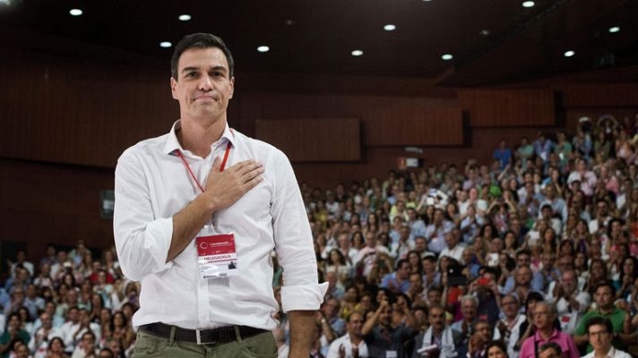 Telediario 1 - Pedro Sánchez define al PSOE como el partido del cambio