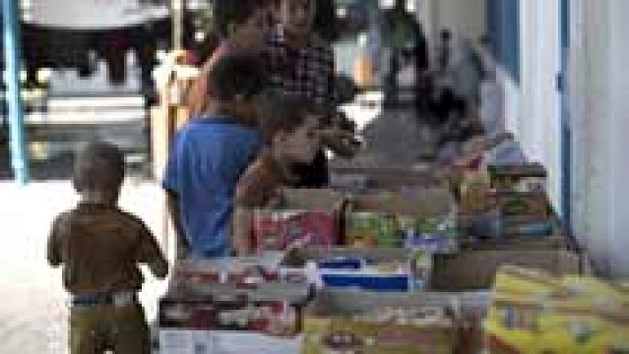 Telediario 1 - Los combates en Gaza han sido menos intensos