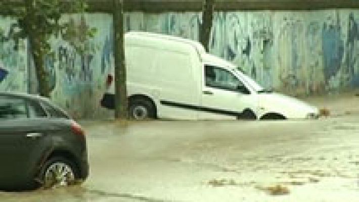 Inundaciones en municipios del norte de Barcelona