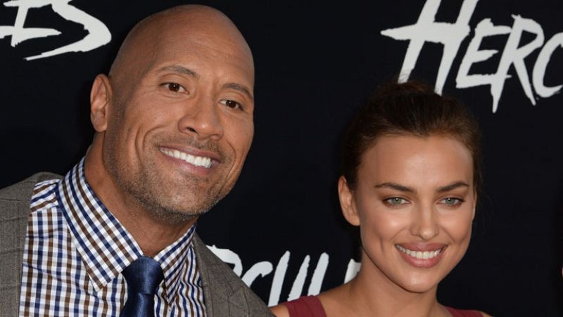 Dwayne Johnson e Irina Shay presentan la nueva película de Hércules 