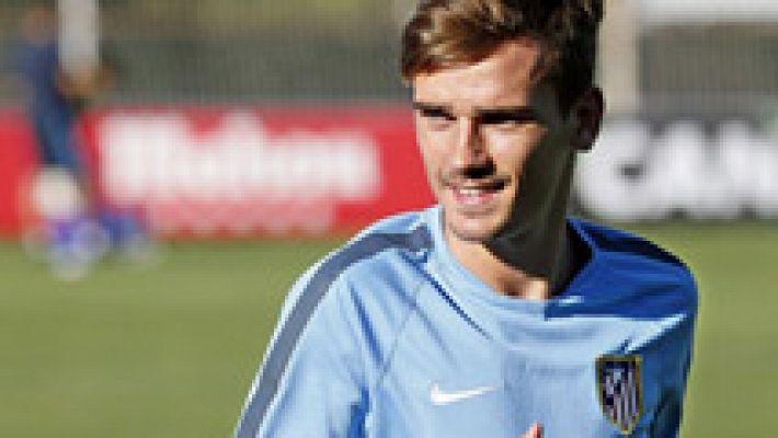 Telediario 1 - Grizmann ya se entrena como rojiblanco