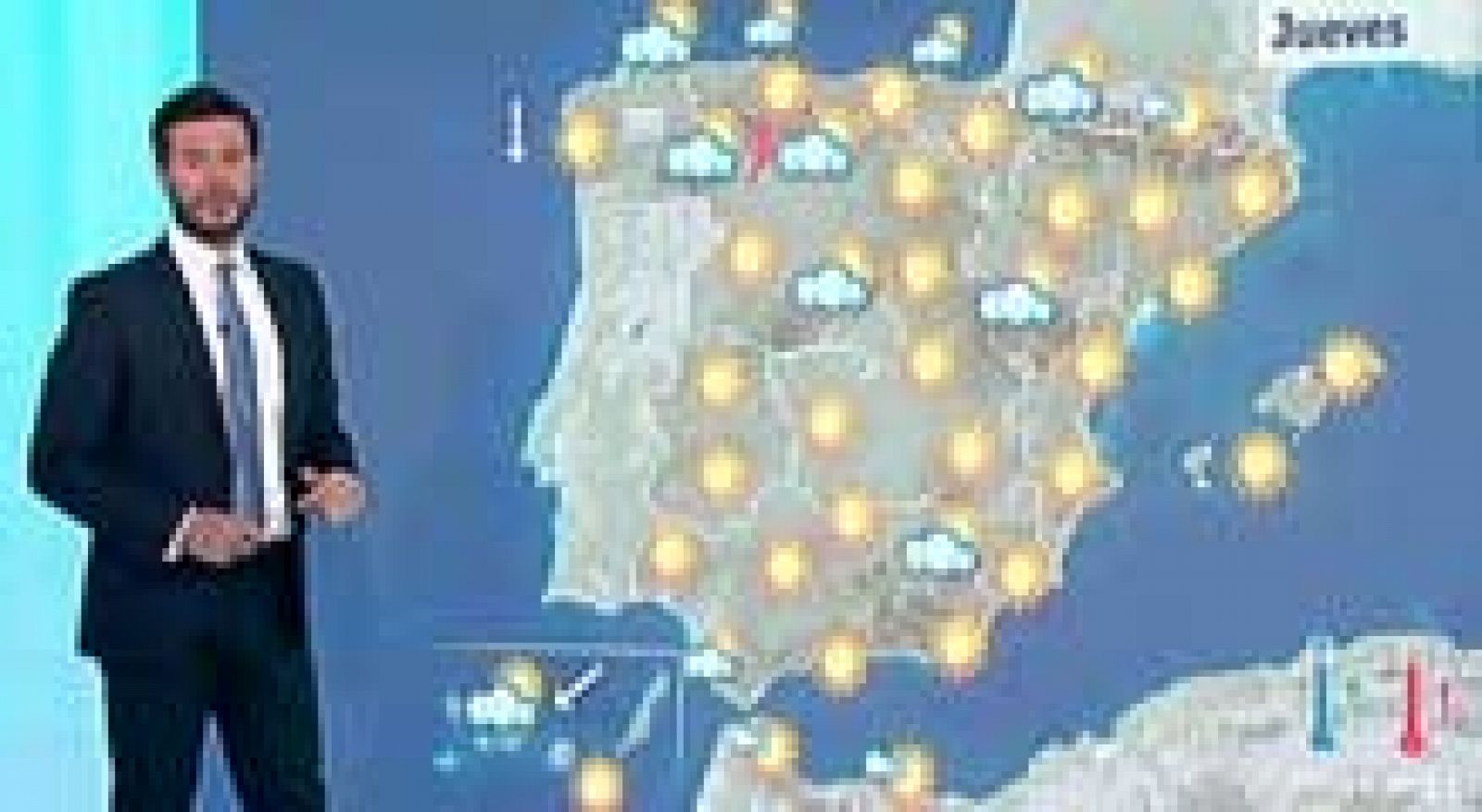 El tiempo: Más calor en el norte, centro, en el Guadalquivir y Baleares | RTVE Play