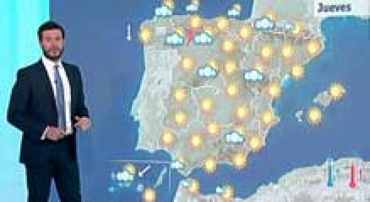 Más calor en el norte, centro, en el Guadalquivir y Baleares