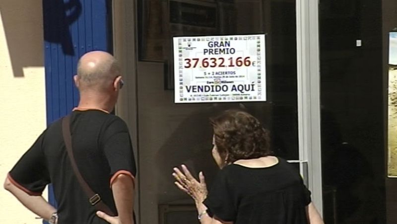 Un afortunado gana más de 37 millones y medio de euros en el sorteo de Euromillones 