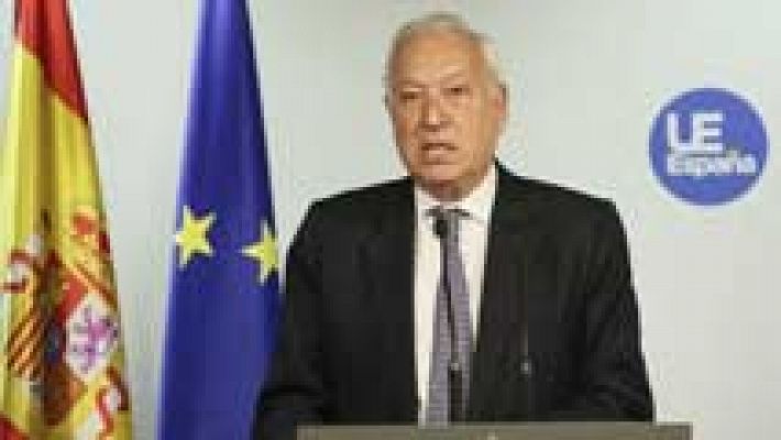 Margallo: "La situación en Gaza es un desastre humanitario sin precedentes en el siglo XXI"