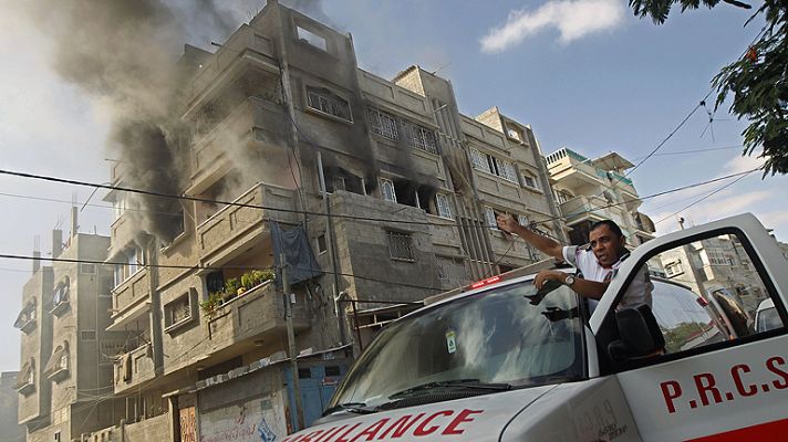 Telediario 1 - Ofensiva sobre Gaza