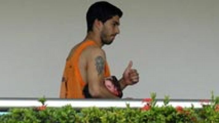 Telediario 1 - El TAS cita a Luis Suárez el 8 de agosto