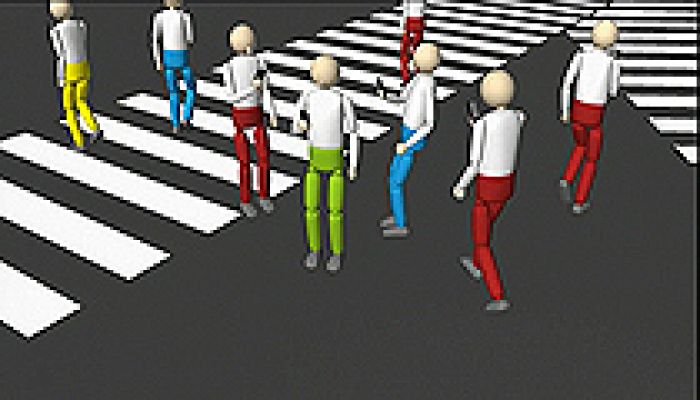  - Expertos japoneses crean una aplicación para que los peatones caminen seguros mientras usan su móvil