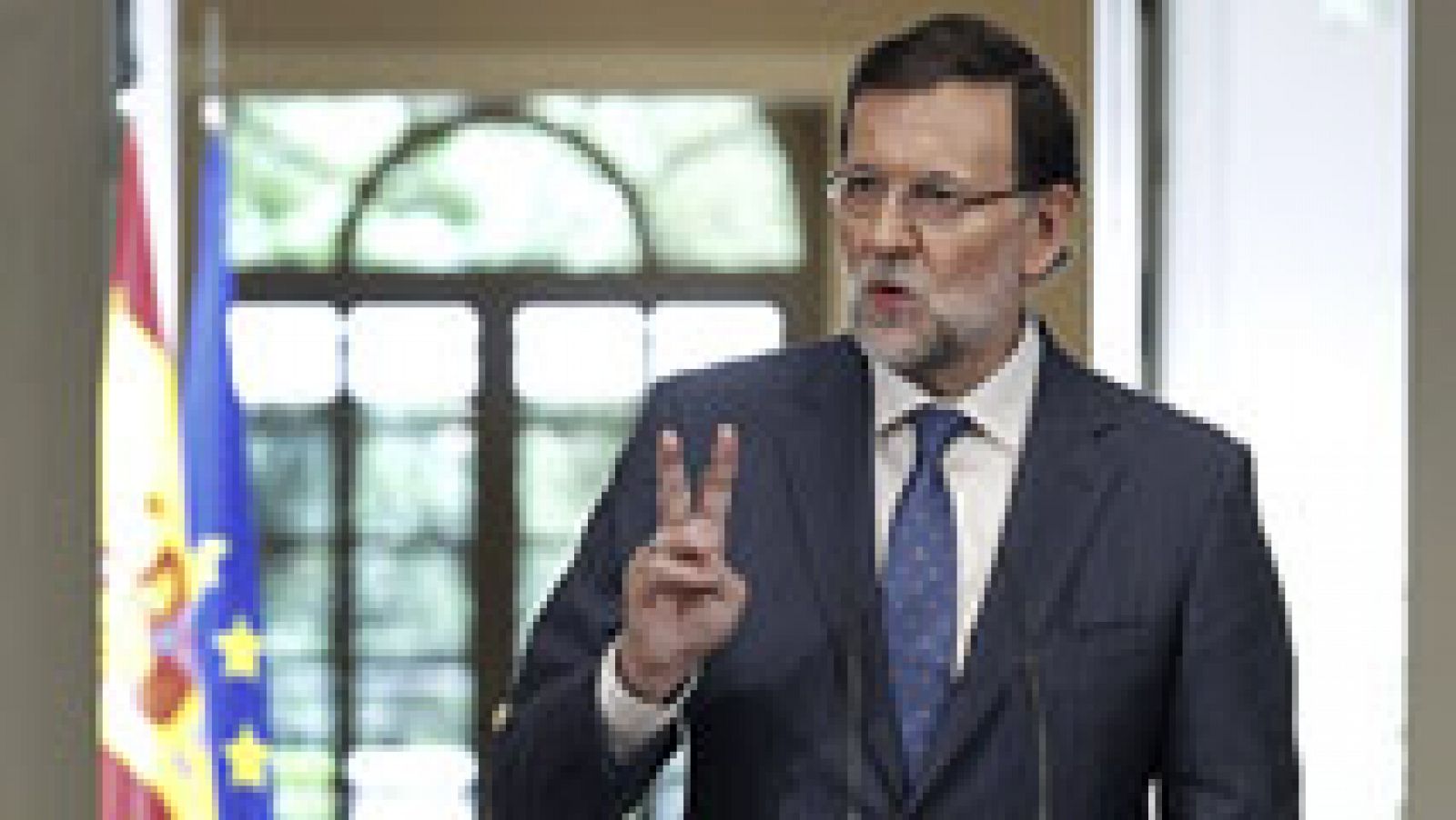 Informativo 24h: Rajoy asegura que su posición sobre Cataluña es "ley, sí, pero diálogo también" | RTVE Play