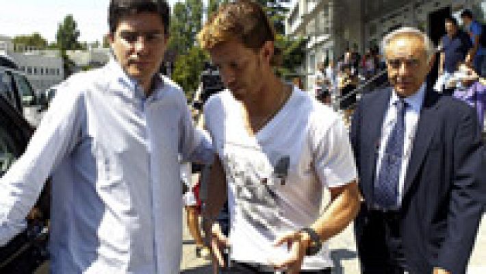 Telediario 1 - Ansaldi ya se entrena con el Atlético