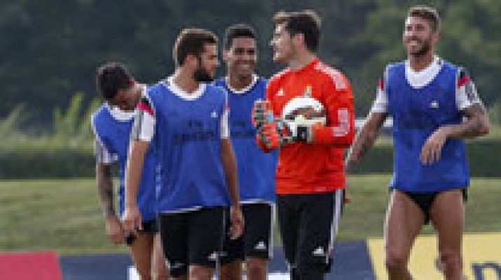 Telediario 1 - El Madrid mide sus fuerzas al Manchester sin Cristiano