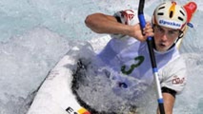 Telediario 1 - Éxito para los piragüistas españoles Samuel Hernanz y Nuria Vilarrubla