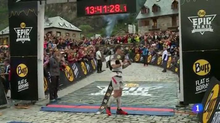 Telediario 1 - Carrera 'todoterreno' en el Pirineo catalán