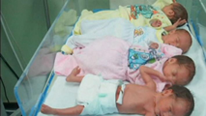 Nacen unos cuatrillizos en un hospital de Gaza