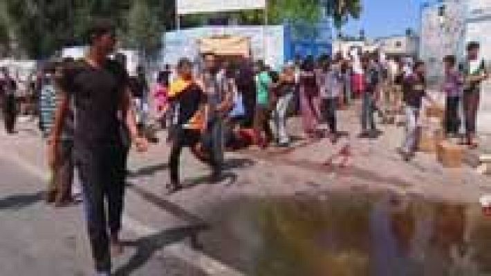 Telediario 1 - Condena internacional por el bombardeo de otra escuela de la