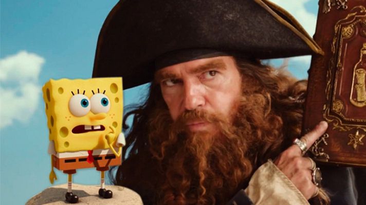 Cultura en Rtve.es - RTVE.es estrena el tráiler en castellano de 'Bob Esponja. Un héroe fuera del agua', con Antonio Banderas