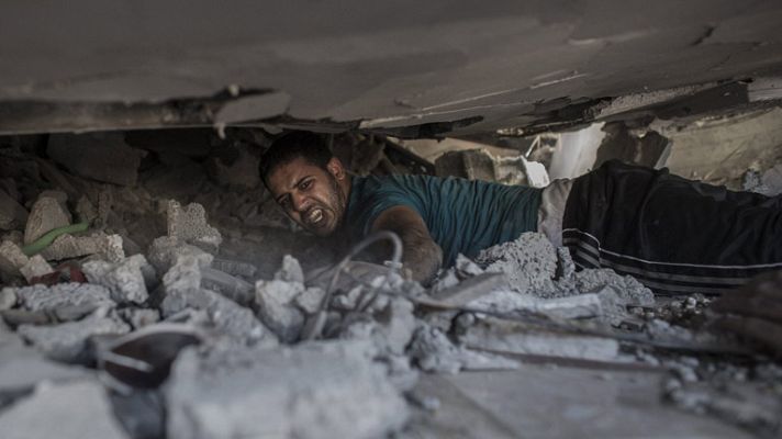 Telediario 1 - Salta por los aires otra tregua humanitaria en Gaza