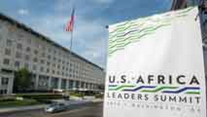 Telediario 1 - Obama se reúne con 50 líderes africanos