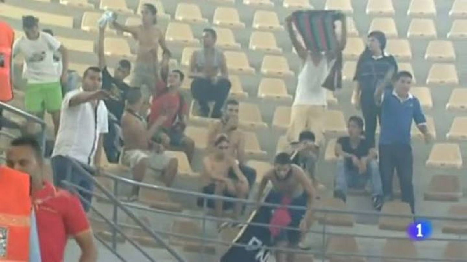 Telediario 1: Incidentes en una final de voleibol en Marruecos | RTVE Play