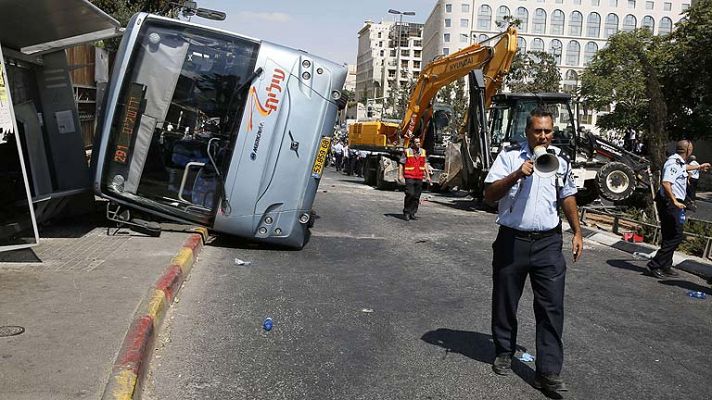 La tarde en 24h - Un muerto en un ataque con una excavadora en Jerusalén