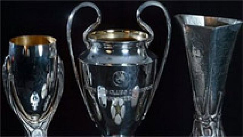 El trofeo de la Supercopa de Europa, junto a los de la Champions y la Europa League, ya está en Gales, donde se lo disputarán el Real Madrid y el Sevilla.