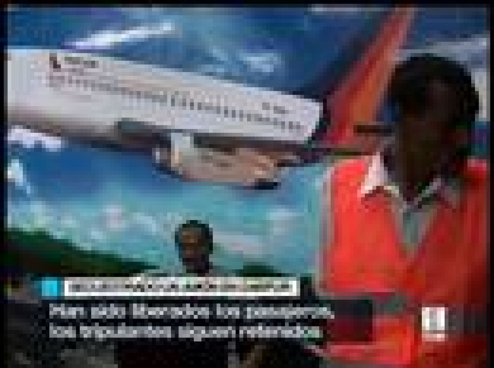 Ya han sido liberados los pasajeros del avión secuestrado anoche en Sudán | Ver