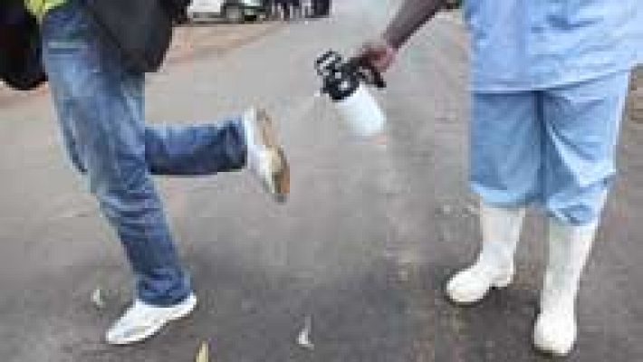 Telediario 1 - Los países africanos tratan de contener el brote de ébola