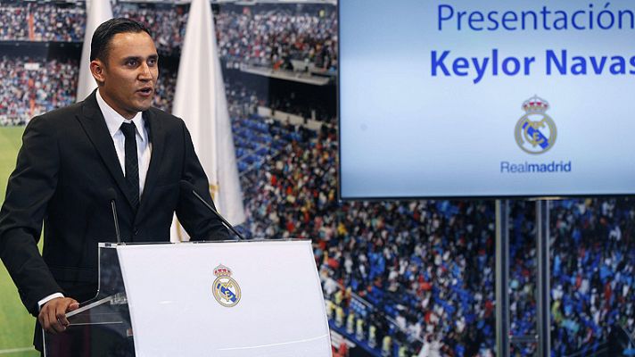 Telediario 1 - Keylor Navas, el 'galác-tico'