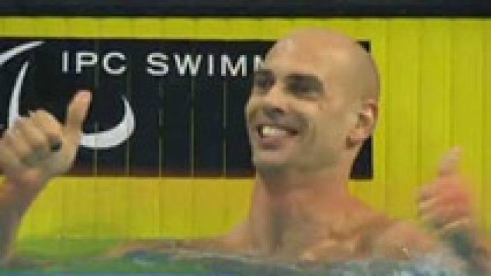 Telediario 1 - España suma 16 medallas más en el Europeo paralímpico de natación