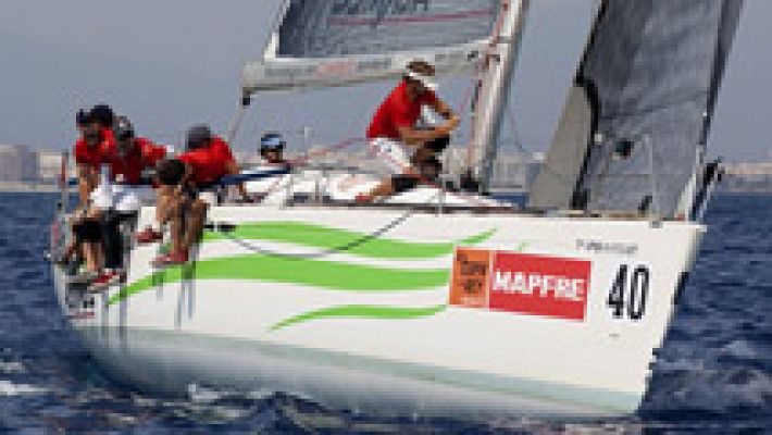 Telediario 1 - El Red Eléctrica, líder en la Copa del Rey de Vela
