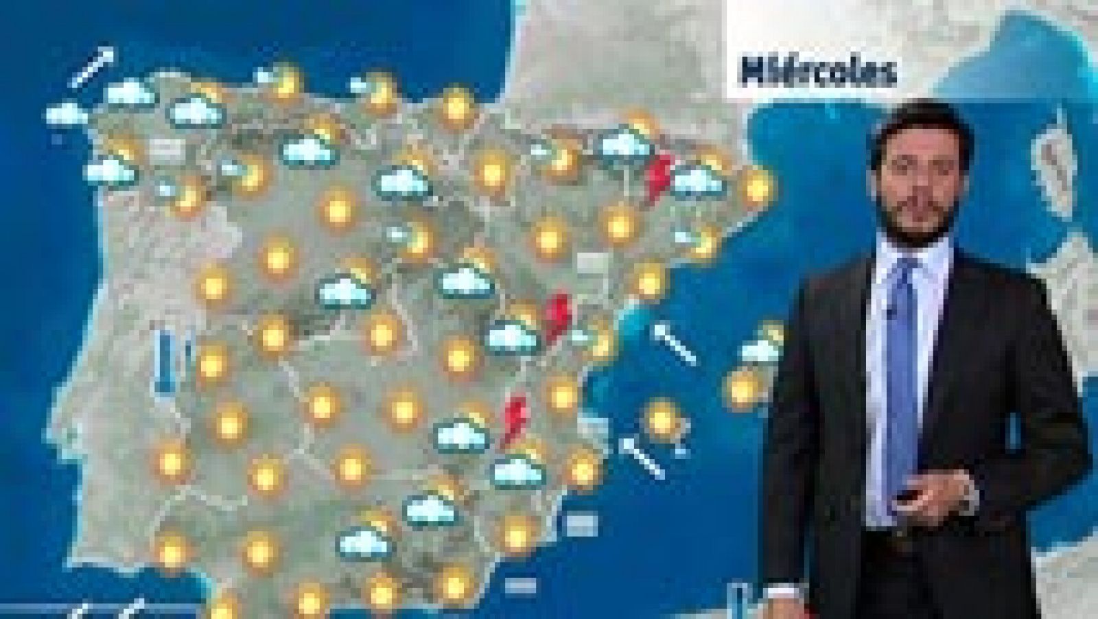 El tiempo: Tiempo estable con temperaturas altas y tormentas en el este | RTVE Play