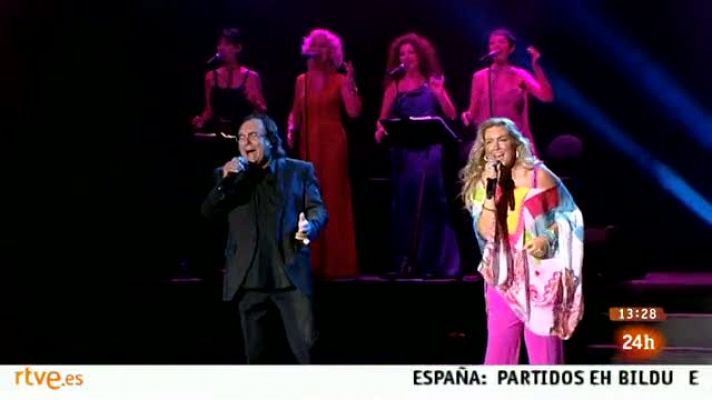 Albano y Romina comparten escenario 20 años después