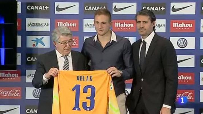 Telediario 1 - Preocupación en el Atlético por su portero Jan Oblak